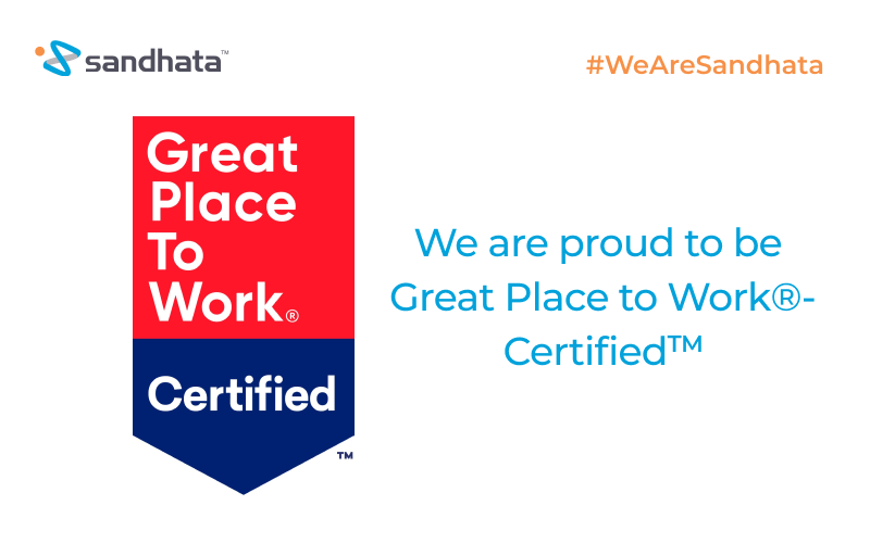 We Are Great Place To Work Certified Sandhata